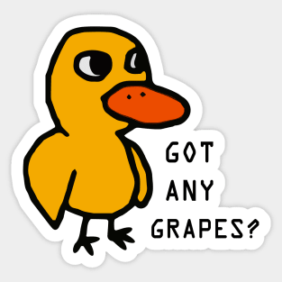 Got Any Grapes? Sticker